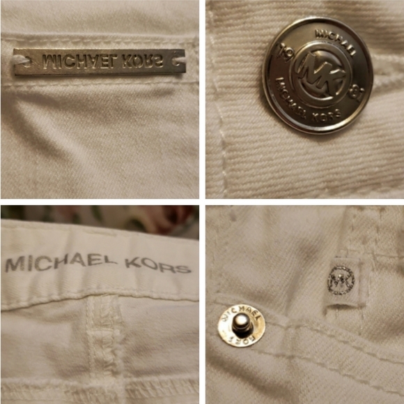 NEW Michael Kors Selma Skinny Jeans White Slim Jeans Summer Womens Barbiecore - Picture 4 of 16